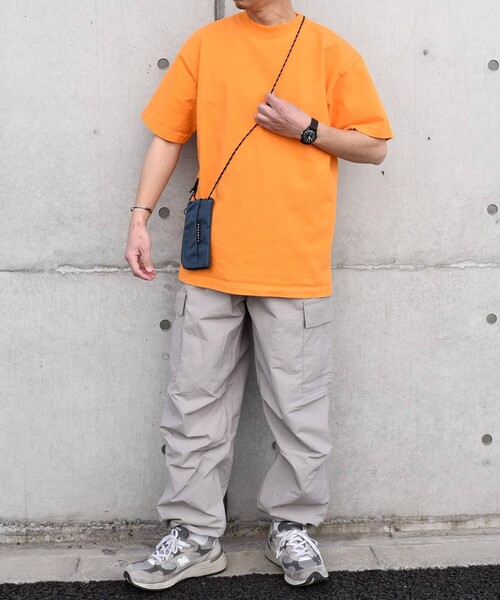 LOS ANGELES APPAREL(ロサンゼルスアパレル)の「【SHIPS any別注】LOS ANGELES APPAREL: 8.5oz ガーメントダイ Tシャツ◇(Tシャツ/カットソー・メンズ・ブルー系その他/ライトグレー/ブラウン/ミント/ホワイト/オレンジ・SMALL/MEDIUM/LARGE/X-LARGE)」の19枚目の写真