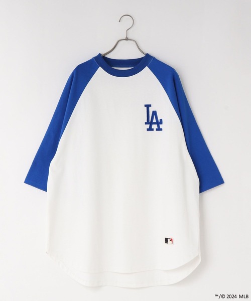 LOWRYS FARM(ローリーズファーム)の「MLB/ベースボールT8S 105927(Tシャツ/カットソー・レディース・グリーン/レッド/ネイビー/ブルー・FREE)」の4枚目の写真