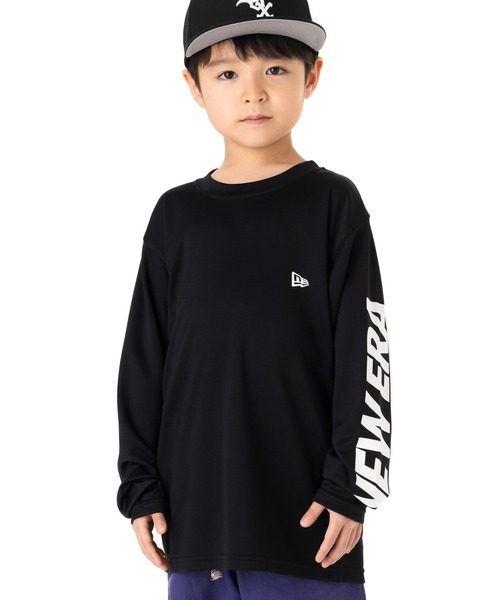 NEW ERA（ニューエラ）の「ニューエラ キッズ 半袖Tシャツ吸汗速乾 ONSPOTZ別注（Tシャツ/カットソー・キッズ・ブラック/ホワイト/ダークグレー・160/150/140/130）」の4枚目の写真