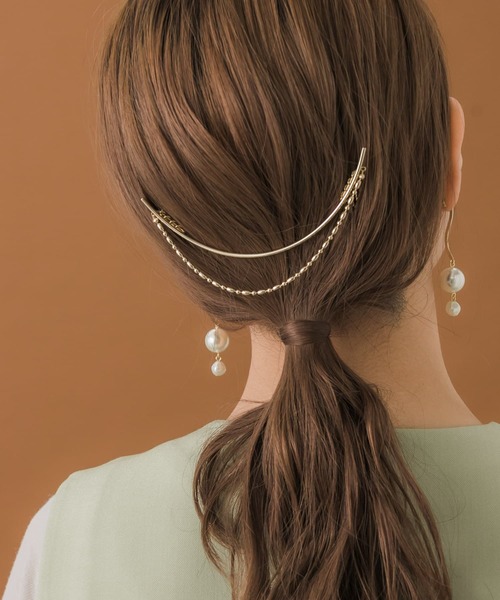 セール】カーブバーボールチェーンバックコーム（その他ヘア