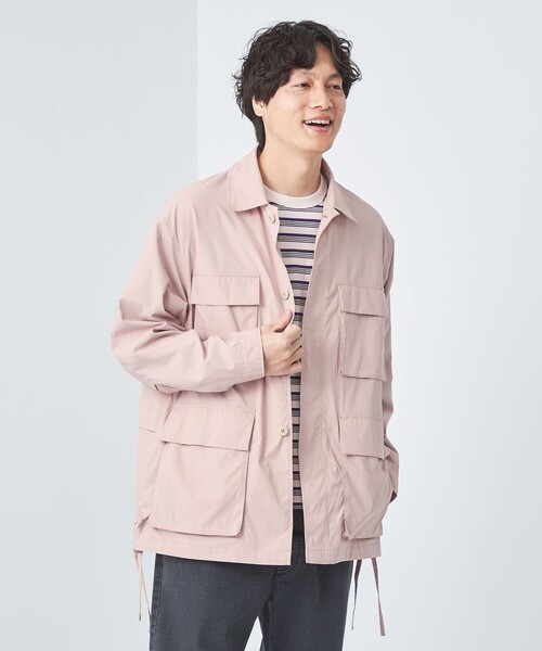 green label relaxing(グリーンレーベルリラクシング)の「Morley ファティーグ ジャケット(ミリタリージャケット・メンズ・ブラック/グレー/ピンク・M/L/S)」の11枚目の写真