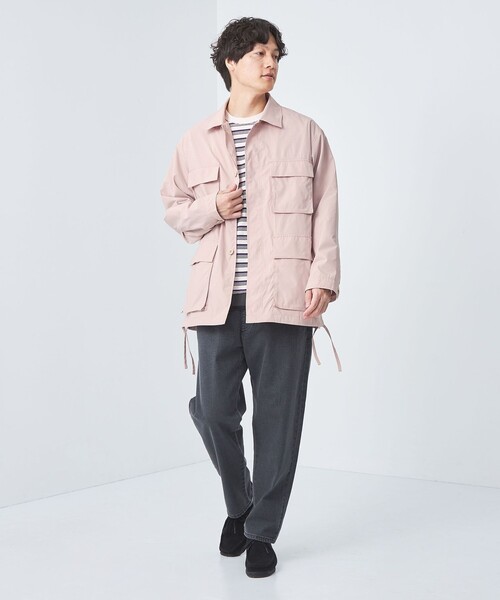 green label relaxing(グリーンレーベルリラクシング)の「Morley ファティーグ ジャケット(ミリタリージャケット・メンズ・ブラック/グレー/ピンク・M/L/S)」の12枚目の写真