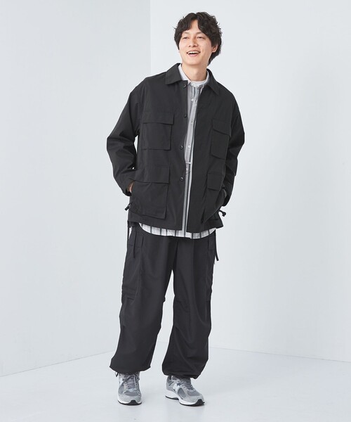 green label relaxing(グリーンレーベルリラクシング)の「Morley ファティーグ ジャケット(ミリタリージャケット・メンズ・ブラック/グレー/ピンク・M/L/S)」の13枚目の写真