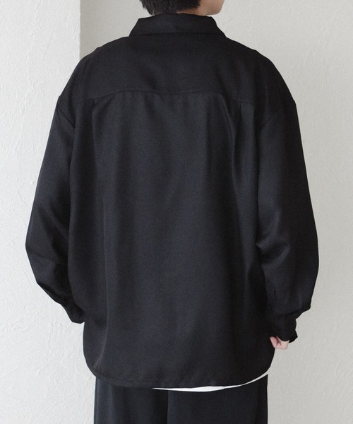 epnok(エプノック)の「ジョーゼットルーズシャツ(シャツ/ブラウス・メンズ・アッシュグレー/カーキ/ブラック・LARGE/MEDIUM/SMALL)」の17枚目の写真
