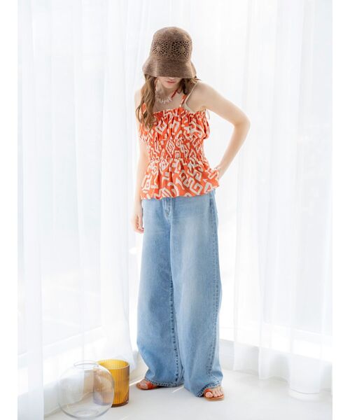 Ungrid(アングリッド)の「かぎ編みニット帽(ニットキャップ/ビーニー・レディース・ライトグレー/ブラウン・FREE)」の10枚目の写真