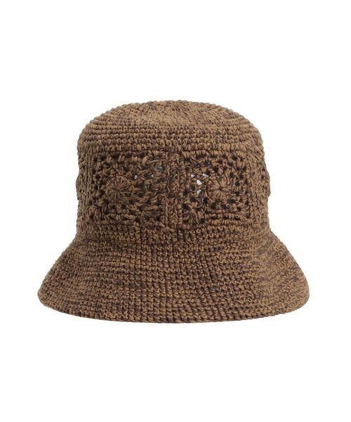 Ungrid(アングリッド)の「かぎ編みニット帽(ニットキャップ/ビーニー・レディース・ライトグレー/ブラウン・FREE)」の18枚目の写真