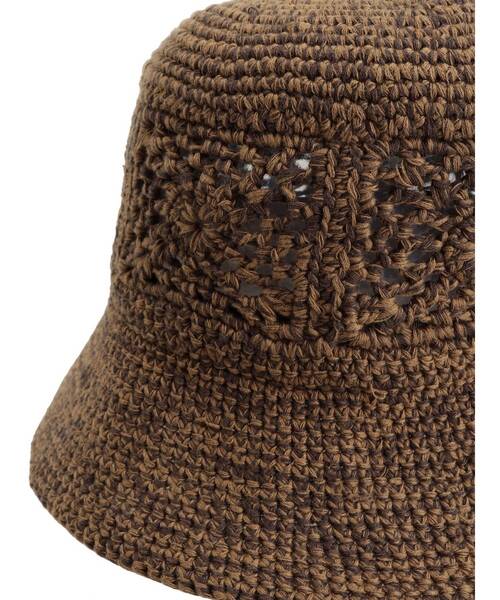 Ungrid(アングリッド)の「かぎ編みニット帽(ニットキャップ/ビーニー・レディース・ライトグレー/ブラウン・FREE)」の19枚目の写真