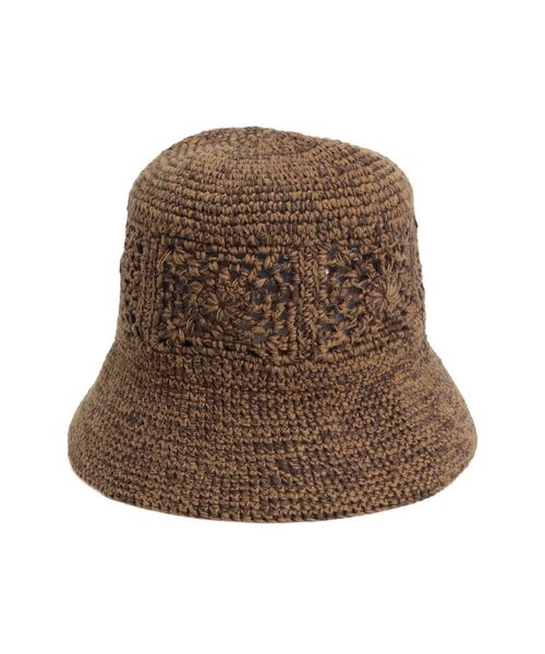 Ungrid(アングリッド)の「かぎ編みニット帽(ニットキャップ/ビーニー・レディース・ライトグレー/ブラウン・FREE)」の22枚目の写真