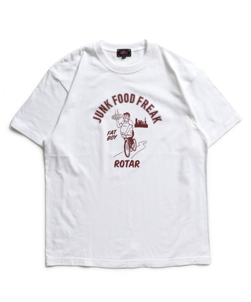 ROTAR(ローター)の「J&F DELIVERY Tee(Tシャツ/カットソー・メンズ・ホワイト/ブラック/ライトイエロー・SMALL/MEDIUM/LARGE/X-LARGE)」の1枚目の写真