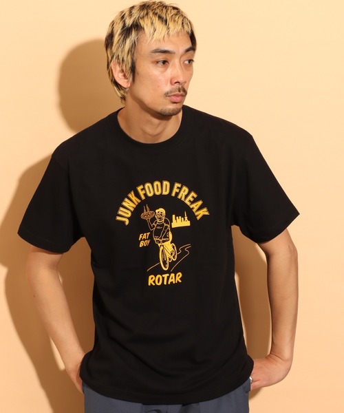 ROTAR(ローター)の「J&F DELIVERY Tee(Tシャツ/カットソー・メンズ・ホワイト/ブラック/ライトイエロー・SMALL/MEDIUM/LARGE/X-LARGE)」の2枚目の写真