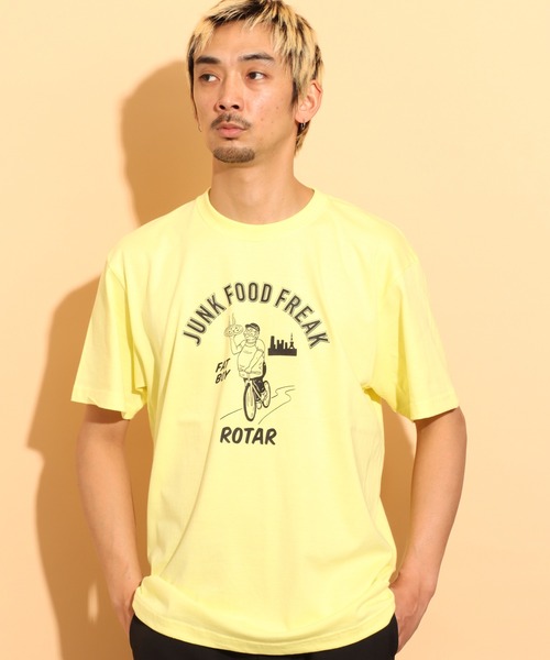 ROTAR(ローター)の「J&F DELIVERY Tee(Tシャツ/カットソー・メンズ・ホワイト/ブラック/ライトイエロー・SMALL/MEDIUM/LARGE/X-LARGE)」の4枚目の写真