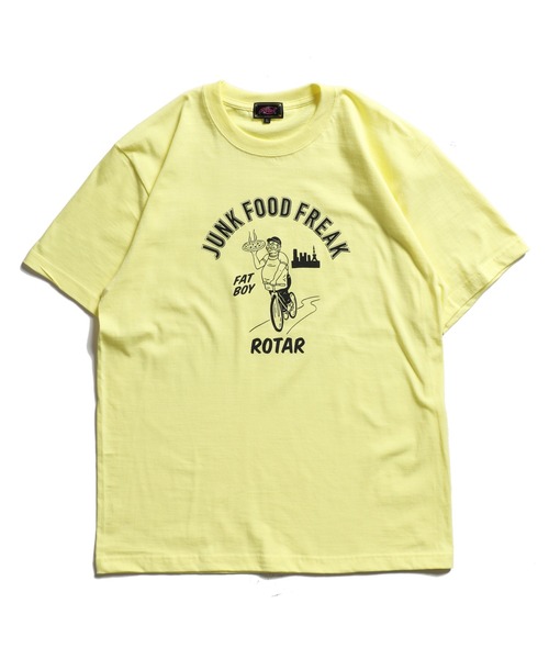 ROTAR(ローター)の「J&F DELIVERY Tee(Tシャツ/カットソー・メンズ・ホワイト/ブラック/ライトイエロー・SMALL/MEDIUM/LARGE/X-LARGE)」の6枚目の写真