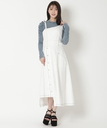 ステッチカラーワンピース