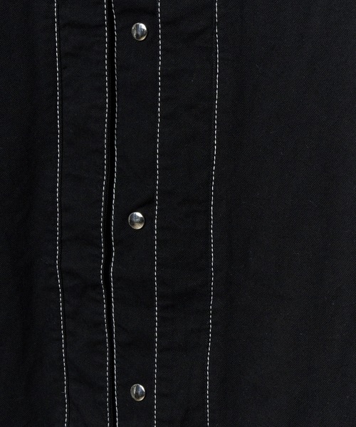 REDYAZEL（レディアゼル）の「ステッチカラーワンピース（ジャンパースカート・レディース・ライトグレー/ブラック/オフホワイト・FREE）」の9枚目の写真