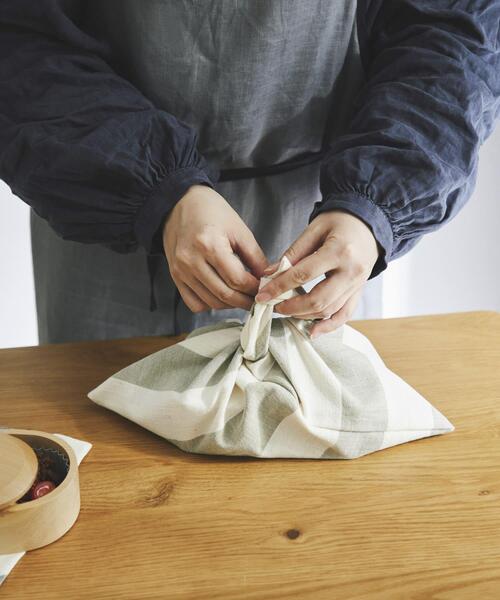 URBAN RESEARCH DOORS（アーバンリサーチドアーズ）の「F/style　亀田縞の弁当包み（キッチンツール・レディース・グリーン系その他/グレー系その他・-）」の4枚目の写真