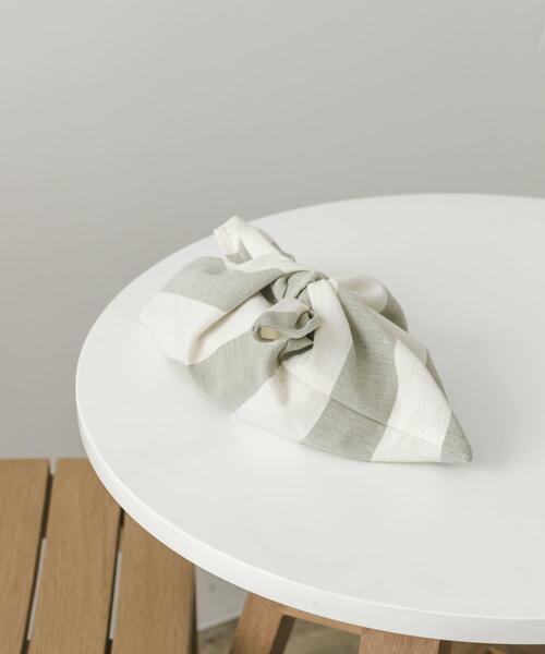 URBAN RESEARCH DOORS（アーバンリサーチドアーズ）の「F/style　亀田縞の弁当包み（キッチンツール・レディース・グリーン系その他/グレー系その他・-）」の8枚目の写真