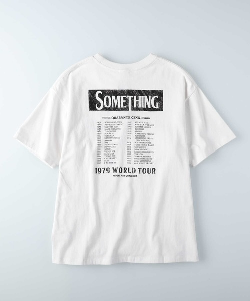 SOMETHING(サムシング)の「【SOMETHING】ROCKTEEH/S プリントTシャツ(Tシャツ/カットソー・レディース・オフホワイト・フリー)」の2枚目の写真