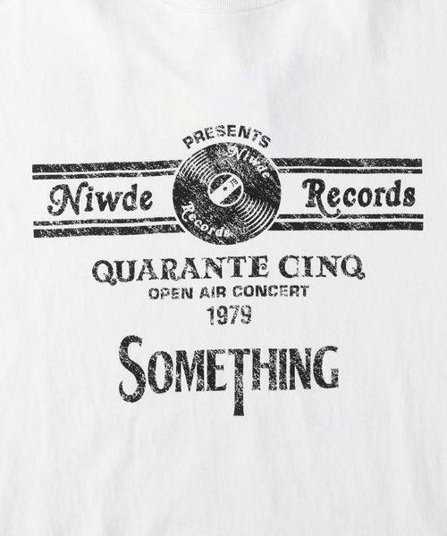 SOMETHING(サムシング)の「【SOMETHING】ROCKTEEH/S プリントTシャツ(Tシャツ/カットソー・レディース・オフホワイト・フリー)」の3枚目の写真