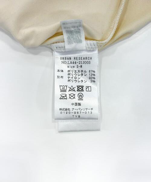 URBAN RESEARCH Sonny Label（アーバンリサーチサニーレーベル）の「SLAB　Peplum Bratop（タンクトップ・レディース・ブラック/オフホワイト・M-L/S-M）」の11枚目の写真