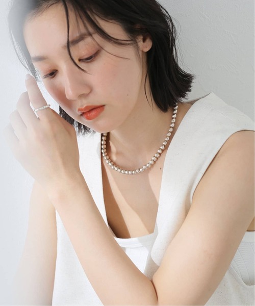 SLOBE IENA(スローブイエナ)の「【ERICKA NICOLAS BEGAY】ショートネックレス (7mm/40cm)(ネックレス・レディース・シルバー・FREE)」の1枚目の写真