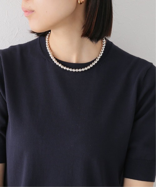 SLOBE IENA(スローブイエナ)の「【ERICKA NICOLAS BEGAY】ショートネックレス (7mm/40cm)(ネックレス・レディース・シルバー・FREE)」の7枚目の写真