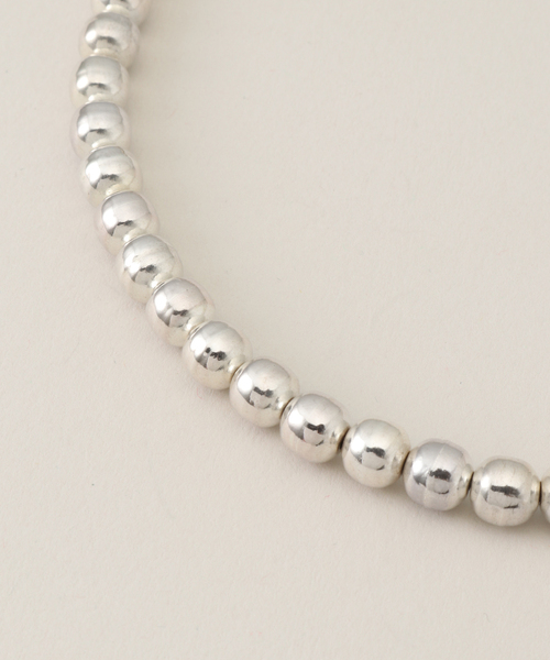 SLOBE IENA(スローブイエナ)の「【ERICKA NICOLAS BEGAY】ショートネックレス (7mm/40cm)(ネックレス・レディース・シルバー・FREE)」の10枚目の写真