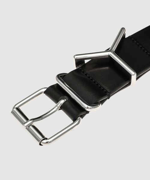 Y/Project（ワイプロジェクト）の「Y BELT 35 MM（ベルト・メンズ・ブラック・OS）」の2枚目の写真