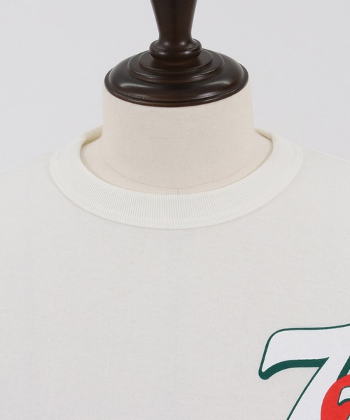 seventy seven（セブンティセブン）の「mlt4668- middle onz  3-4 sleeve bicolor t-shirts (77up) カットソー（Tシャツ/カットソー・メンズ・ホワイト系その他/ホワイト×ブルー/ホワイト×グリーン・S/M/L/XL）」の22枚目の写真