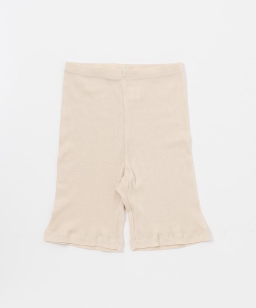 かぐれ(カグレ)の「シルクテレコショートレギンス(レギンス/スパッツ・レディース・チャコールグレー/アイボリー・FREE)」の10枚目の写真