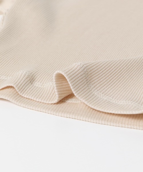 かぐれ(カグレ)の「シルクテレコショートレギンス(レギンス/スパッツ・レディース・チャコールグレー/アイボリー・FREE)」の18枚目の写真