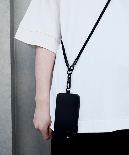 セール】ARTIFICIAL SWEETENER 編み込みスマホショルダーストラップ