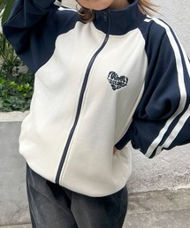 【STAYGOLD】ハートロゴ ワッフルトラックジャケット / Heart Logo Waffle Track Jacket