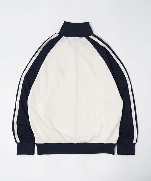 STAY GOLD(ステイゴールド)の「【STAYGOLD】ハートロゴ ワッフルトラックジャケット / Heart Logo Waffle Track Jacket(ブルゾン・メンズ・ネイビー×ホワイト/ホワイト×ネイビー・M/L)」の16枚目の写真