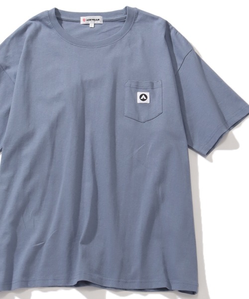 AIRWALK(エアウォーク)の「【AIRWALK/エアウォーク】ポケットハーフスリーブTシャツ(Tシャツ/カットソー・メンズ・ブラック/ホワイト/ライトブルー・LL/L/M)」の3枚目の写真