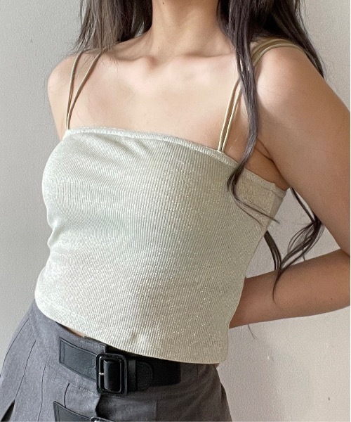 one way（ワンウェイ）の「ラメベアトップ／カップ付き（チューブ