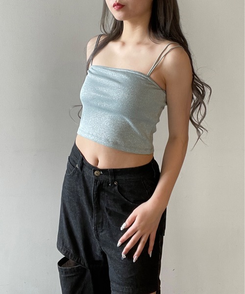 one way（ワンウェイ）の「ラメベアトップ／カップ付き（チューブ