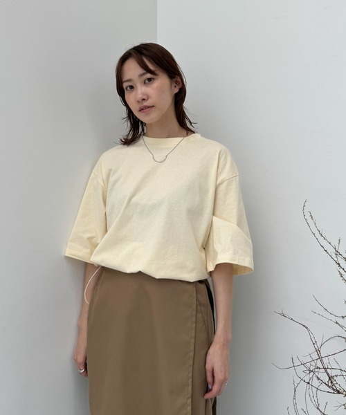 ドロストクロップドTシャツ（Tシャツ/カットソー）｜y/m（イム