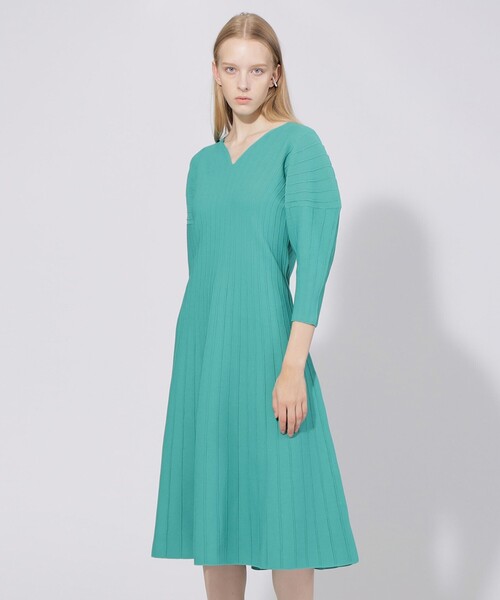 EPOCA エポカ☆ワンピースセットアップ フリルカラー ラメ ロング