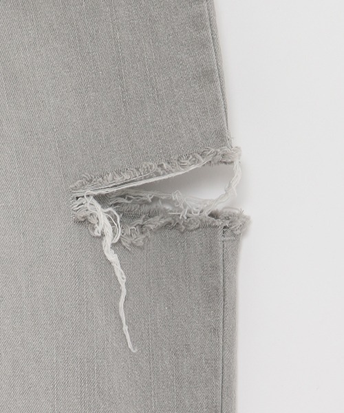 LOVETOXIC（ラブトキシック）の「【接触冷感】ダメージワイドパンツ（その他パンツ・キッズ・ライトグレー/グレー/サックスブルー/ライトブルー・S/M/L）」の22枚目の写真