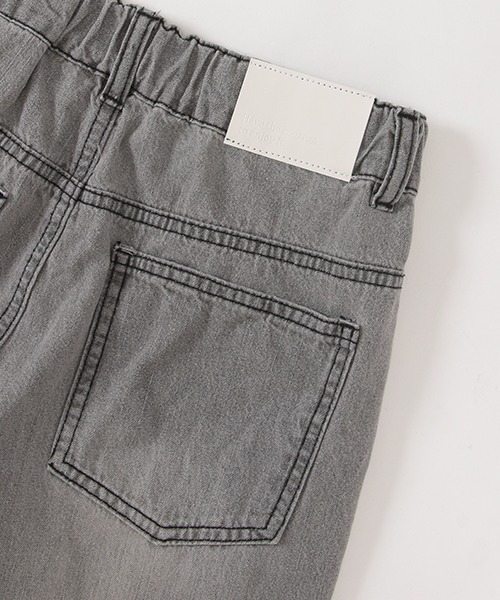 LOVETOXIC（ラブトキシック）の「【接触冷感】ダメージワイドパンツ（その他パンツ・キッズ・ライトグレー/グレー/サックスブルー/ライトブルー・S/M/L）」の19枚目の写真