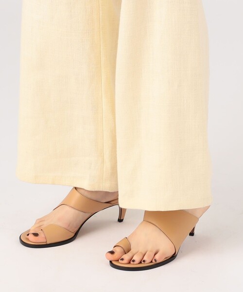 ATP ATELIER（エーティーピーアトリエ）の「ATP TRIVENTO ヒールサンダル（サンダル・レディース・ブラック/ライトベージュ・36/38/37）」の10枚目の写真