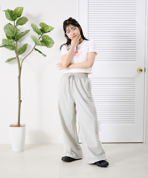 kutir(クティール)の「サイドリボンナイロンパンツ(その他パンツ・レディース・ブルー/ブラック/ライトグレー・SMALL/MEDIUM)」の13枚目の写真