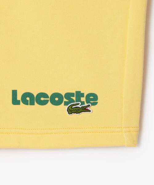 LACOSTE(ラコステ)の「オーガニックコットン 裏パイル ウォッシュドシンプルスウェットショーツ(スウェットパンツ・メンズ・イエロー/ローズ・3/4/2/5)」の6枚目の写真