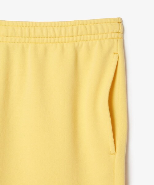 LACOSTE(ラコステ)の「オーガニックコットン 裏パイル ウォッシュドシンプルスウェットショーツ(スウェットパンツ・メンズ・イエロー/ローズ・3/4/2/5)」の7枚目の写真