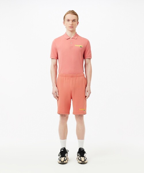 LACOSTE(ラコステ)の「オーガニックコットン 裏パイル ウォッシュドシンプルスウェットショーツ(スウェットパンツ・メンズ・イエロー/ローズ・3/4/2/5)」の11枚目の写真