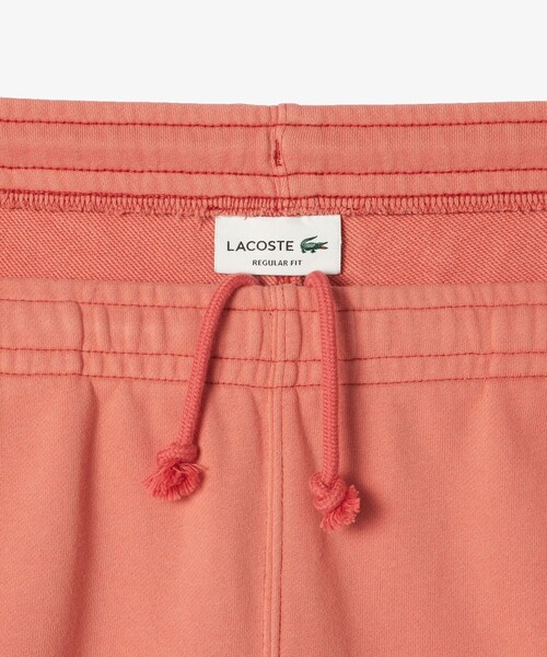 LACOSTE(ラコステ)の「オーガニックコットン 裏パイル ウォッシュドシンプルスウェットショーツ(スウェットパンツ・メンズ・イエロー/ローズ・3/4/2/5)」の15枚目の写真