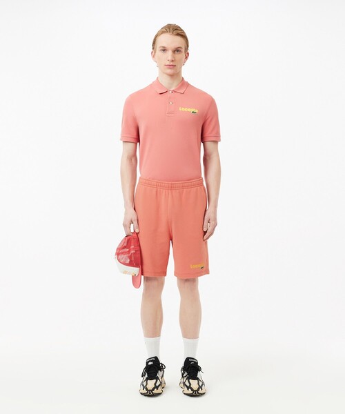 LACOSTE(ラコステ)の「オーガニックコットン 裏パイル ウォッシュドシンプルスウェットショーツ(スウェットパンツ・メンズ・イエロー/ローズ・3/4/2/5)」の17枚目の写真