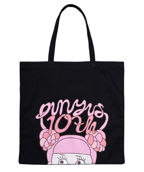 スーちゃん 手縫いバック SWIMMER リボンミニトートバッグ PK スイマー ランチトート 魔女っ娘