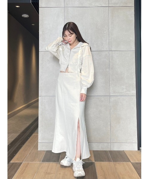 SNIDEL（スナイデル）の「【WEB限定】スウェットセットアップ