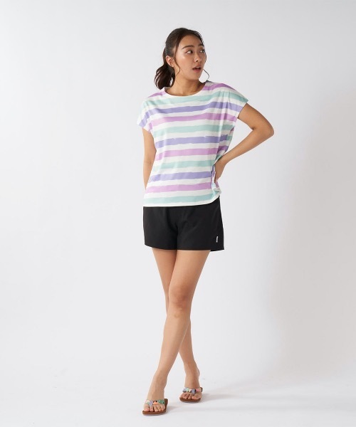 セール】【FILA/フィラ】レディースボーダーTシャツ付き水着4点